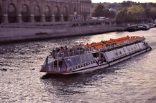 Vtg Original River Cruise Boat France 35mm Slide C.1994 picture