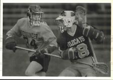 1988 Press Photo West Genesee Lacrosse Player Jeff Tambroni at Henninger Game picture