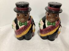 New Orleans Grand Marshall Salt/Pepper Shakers 2001 Clay Art picture