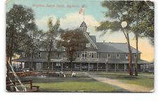 Wisconsin-Appleton-Menasha-Brighton Beach Hotel-Antique Postcard picture
