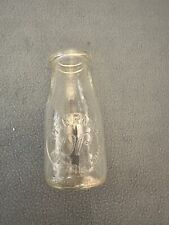 Vintage Glass Milk Bottle Otto Radke Bristol, Conn. Half Pint Embossed  picture