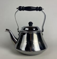 Rare Revere Ware Tea Kettle Wooden Handle Teapot Turkish Style Nice Collectible picture
