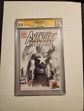 RARE STAN LEE ALEX ROSS SIGNED Avengers/Invaders #4 DYNAMIC FORCES picture