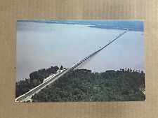 Postcard Santee SC South Carolina Highway Bridge over Lake Marion Vintage PC picture