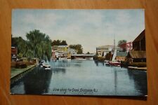 View along the creek Bridgeton NJ postcard picture