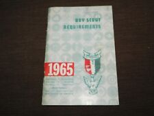 VINTAGE BSA BOY SCOUTS OF AMERICA 1965 REQUIREMENTS BOOK picture