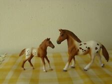 Schleich Spotted Appaloosa Mare and Foal - Adorable picture