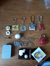 Vintage Keychain Trinket Lot Of 13 picture