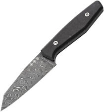 Boker Daily Knives AK1 Fatcarbon Damascus Fixed Blade Knife w/ Sheath 122509DAM picture