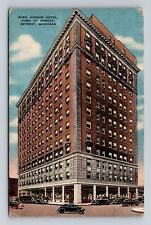 Detroit MI-Michigan, Park Avenue Hotel, Advertising, Antique Vintage Postcard picture