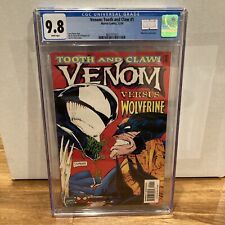 VENOM : TOOTH and CLAW #1 CGC 9.8 Key Issue 1996 Direct Edition Marvel Comic picture