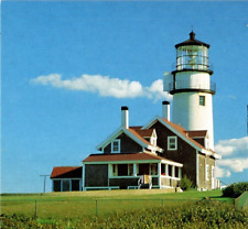 Highland Light Lighthouse Truro Cape Cod Massachusetts Postcard C-626-A CP17548 picture