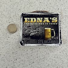 Dive Bar Shirt Club Edna's Best Box In Town Oklahoma City Sticker Decal  picture