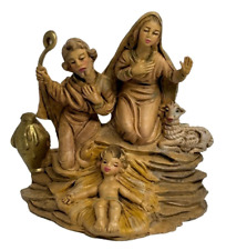 Vintage Miniature Italy Holy Family Nativity Scene Mary, Joseph, Baby Jesus picture