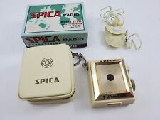 Vintage SPICA ST-711 Super 7 Transistor Radio in Original Box Case Earbud picture