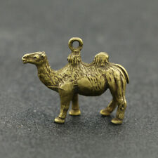 Solid Brass Camel Pendant Figurine Statue Home Ornament Figurines Collectibles picture