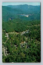 NC-North Carolina, Aerial Fontana Village Resort Antique Vintage c1970 Postcard picture