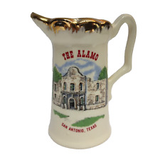 Vintage Ceramic 'The ALAMO' Souvenir Pitcher 4