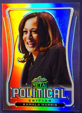 Kamala Harris serial  1 / 50  FIRST MADE  Leaf Metal 2020 Political rare SILVER picture