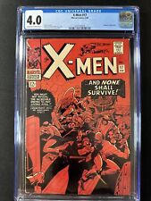 X-Men #17 CGC 4.0 Off W / White Pages Vintage Old Silver Age Marvel Comics 1966 picture