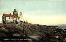 Vinalhaven Maine ME Lighthouse c1900s-10s Postcard picture