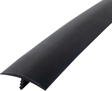 Outwater Plastic T-molding 1-1/4 Inch Black Flexible Polyethylene picture