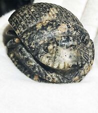 Egyptian Granite Carved Scarab picture