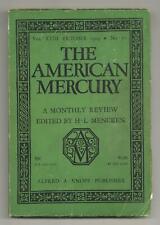 American Mercury #70 VG 4.0 1929 picture