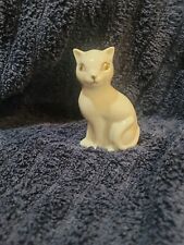 Cat Figurine With Gold Accent Eyes Nose Mouth Lenox picture