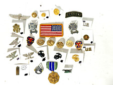 Vintage Military rank, insignia, flash, award, etc lot 28 Pieces picture