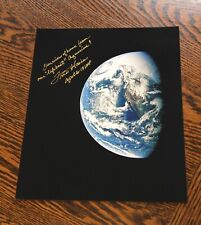 FRED HAISE Apollo 13 LMP Astronaut Autograph Signed 8 X 10 Color Photograph COA picture