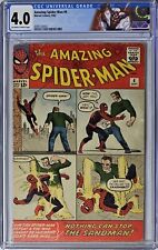 Amazing Spider-Man #4 CGC 4.0 Marvel Comics 1963 1st Appearance of Sandman picture