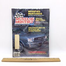 Mustang Monthly September 1982 No. 5 No. 8 Back Issue Magazine picture