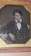 Circa 1850s Daguerreotype of Confident Young Boy picture