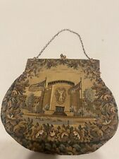 Vintage 1939 SICO New York World's Fair Tapestry Bag Original Chain picture