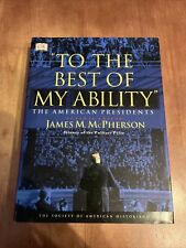 JAMES MCPHERSON Signed Book To The Best Of My Ability Pulitzer Prize Winner picture