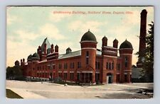 Dayton OH-Ohio, Soldiers' Home Commissary Building, Vintage c1910 Postcard picture