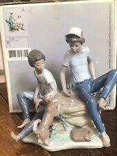 Lladro 5379 Black Legacy “Children’s Games” Excellent Condition W/ Box Retired picture