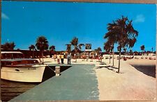 Florida Keys Marathon Shores Cabana Club Postcard c1960 picture