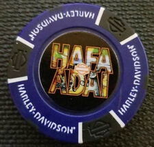 HD OF GUAM~Guam (Blue/Black) Full Color Harley Poker Chip~Golf Ball Marker  picture