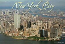 World Trade Center etc. Aerial View, NYC, Twin Towers, New York City -- Postcard picture