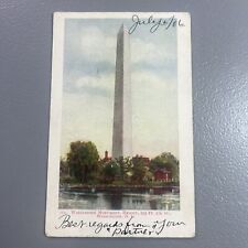 Vintage Postcard 1906 Washington Monument Historical Landmark Washington DC picture