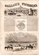 Ballou's Pictorial - Illustrated Newspaper, Boston, January 24, 1857, Scarce picture