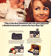 1969 Kodak Instamatic Camera 44 134 124 414 Santa Vtg Magazine Print Ad READ picture