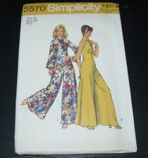 Vintage 1970s Simplicity Pattern #5570 Jumpsuits Misses Size 16 Bust 38 Uncut picture