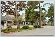 Carmel By the Sea California~Ocean Avenue~Vintage Postcard picture