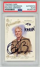 Anthony Bourdain ~ Signed Autographed 2014 Topps Trading Card Auto ~ PSA DNA picture
