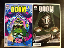 Marvel Comics Doom #1 Cover A AND B Sanford/Ganov First Print Hickman 2024 picture