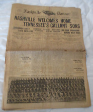 Nashville Banner (March 31, 1919) WWI Soldiers Come Home picture