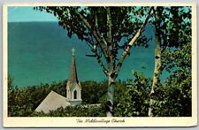 Vtg Good Hart Michigan MI Middlevillage Saint Ignatius Catholic Church Postcard picture